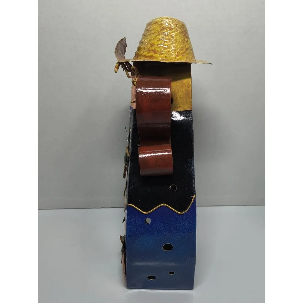 Metal Scarecrow Tea Light Candle Holder Lantern Fall Autumn Halloween Decor